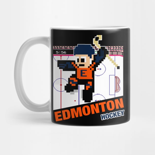 Edmonton Hockey 8 bit cartridge design by MulletHappens